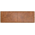 thumbnail image 4 of Simpli Home Candice 56 inch Wide Contemporary Modern Rectangle Ottoman Bench in Tan Genuine Leather, 4 of 7