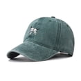 thumbnail image 4 of Summer Hot Sales Under $5 Green Baseball Caps GIJNRIUIUA Dogs Embroidery Solid Color Hat Personality Outdoor Print Breathable Mesh Hat Hats, 4 of 5