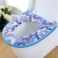 thumbnail image 2 of Toilet Seat Covers Cushion Bathroom Warm Skin-Friendly Four Seasons Available Zipper Easy to Fit Washable and Reusable, 2 of 8