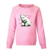Girls' Graphic Crewneck Sweatshirt