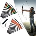 thumbnail image 4 of ALING Outdoors Carbon Crossbow Arrow 20-Inch Arrows For Hunting Shooting Practicing ,12 Pcs Crossbow Bolts Archery Nocks Interchangeable Heads Shafts Arrows, 4 of 4