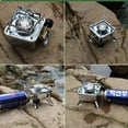 thumbnail image 2 of Camping Gas Stove Foldable Mini Cartridge Furnace | Outdoor Cooking Tea Stove Stainless Steel Plated | Anti-Rust Thick Steel | Pure Copper Intake Pipe | Stable High Flame | 16x16x10cm, 2 of 3