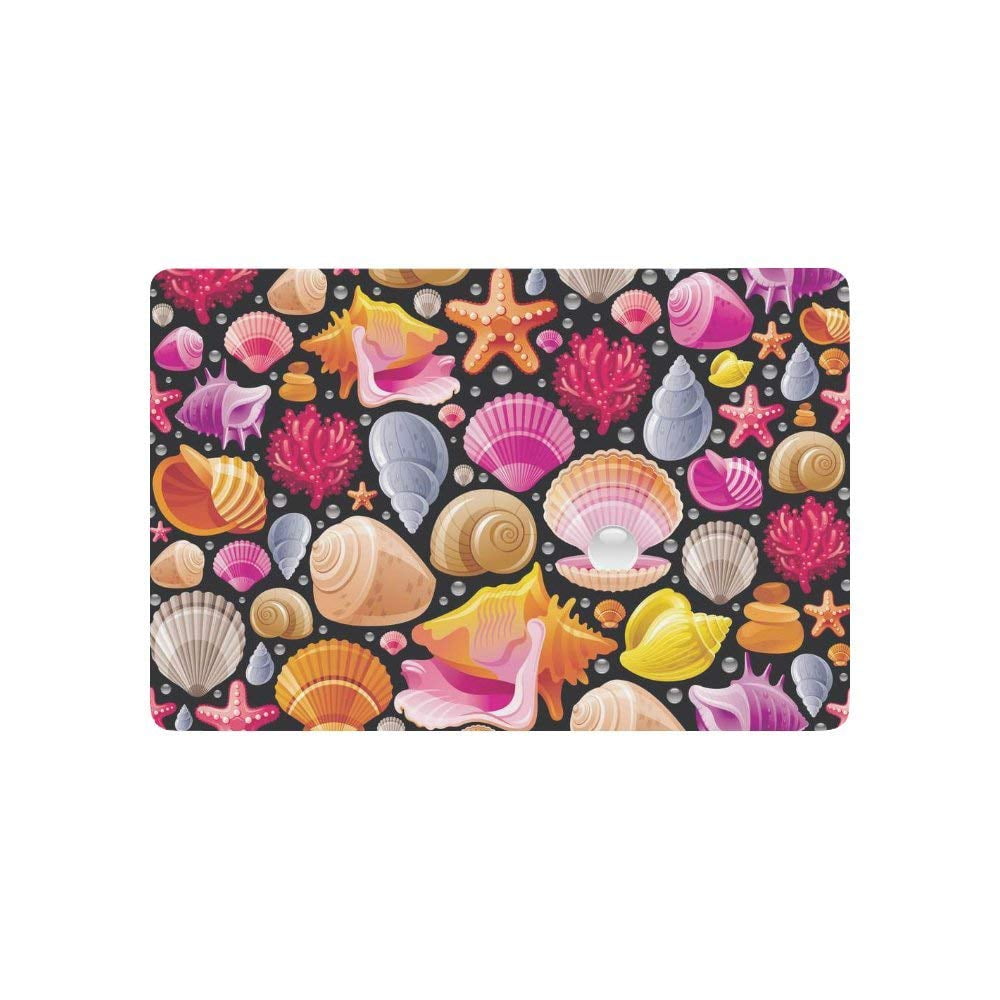CADecor Beach Theme Door Mat Home Decor, Starfish Seashell Coral Reef
