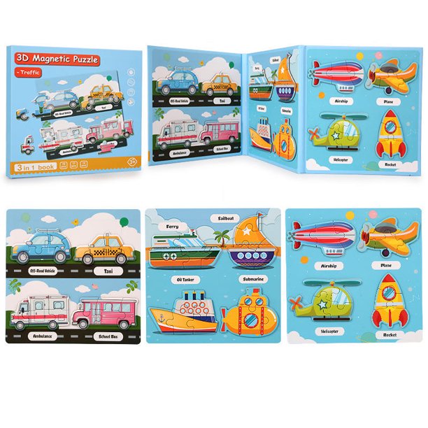 Puzzles for Kids Ages 3 4 5 6, 41 Piece Animals, Dinosaurs