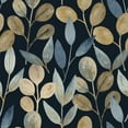 thumbnail image 3 of uniQstiQ Dark Wallpaper with Gold Leaves Peel and Stick and Prepasted 25"W x 125"H - Pre-pasted, 3 of 3