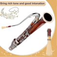 thumbnail image 4 of 5 Pcs Bassoon Reed With 1 Bassoon Reed Protective Case Bassoon Reed Medium Soft Bassoon Reed Case H, 4 of 5