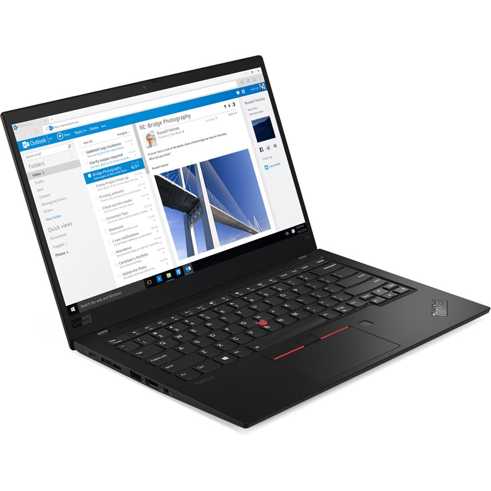 Lenovo ThinkPad X1 Carbon Home and Business Laptop (Intel i5-8265U 4-Core, 8GB RAM, 256GB SSD, 14.0