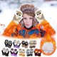 thumbnail image 1 of Fiudx Guantes de Invierno para Hombre y Mujer, de Lana Suave, con Aislamiento Térmico, Cálidos y Cómodos, Ideales para Senderismo y Running Al Aire Libre, Talla Única, 22 Cm de Largo., 1 of 1