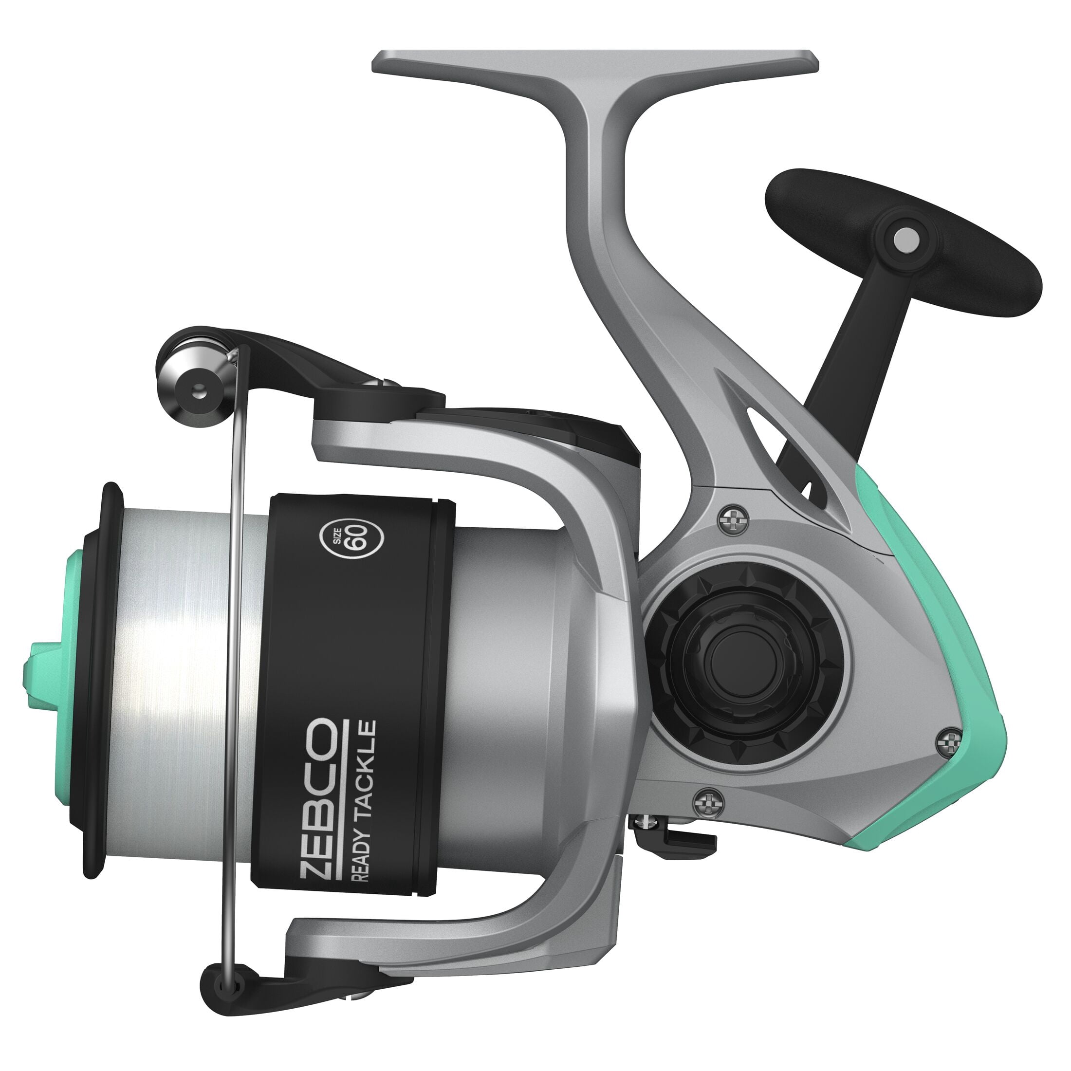 Zebco Ready Tackle Surf/Pier Spinning Combo, 8-Foot, 2-Piece Fishing Rod, Size 60 Reel, 17-Pound Line, 24-Piece Tackle Kit
