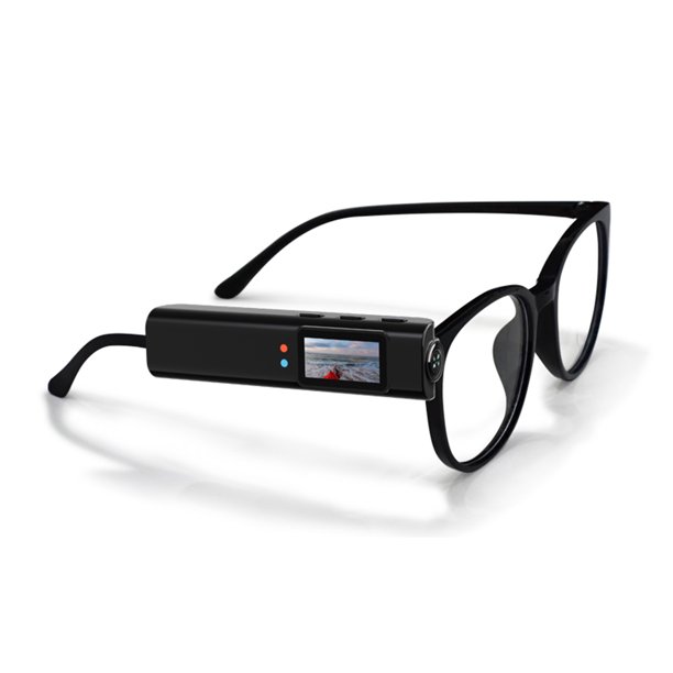 Mini Cámara Digital 2.7K Gafas HD 0.96 Pulgadas Cam (128 G)