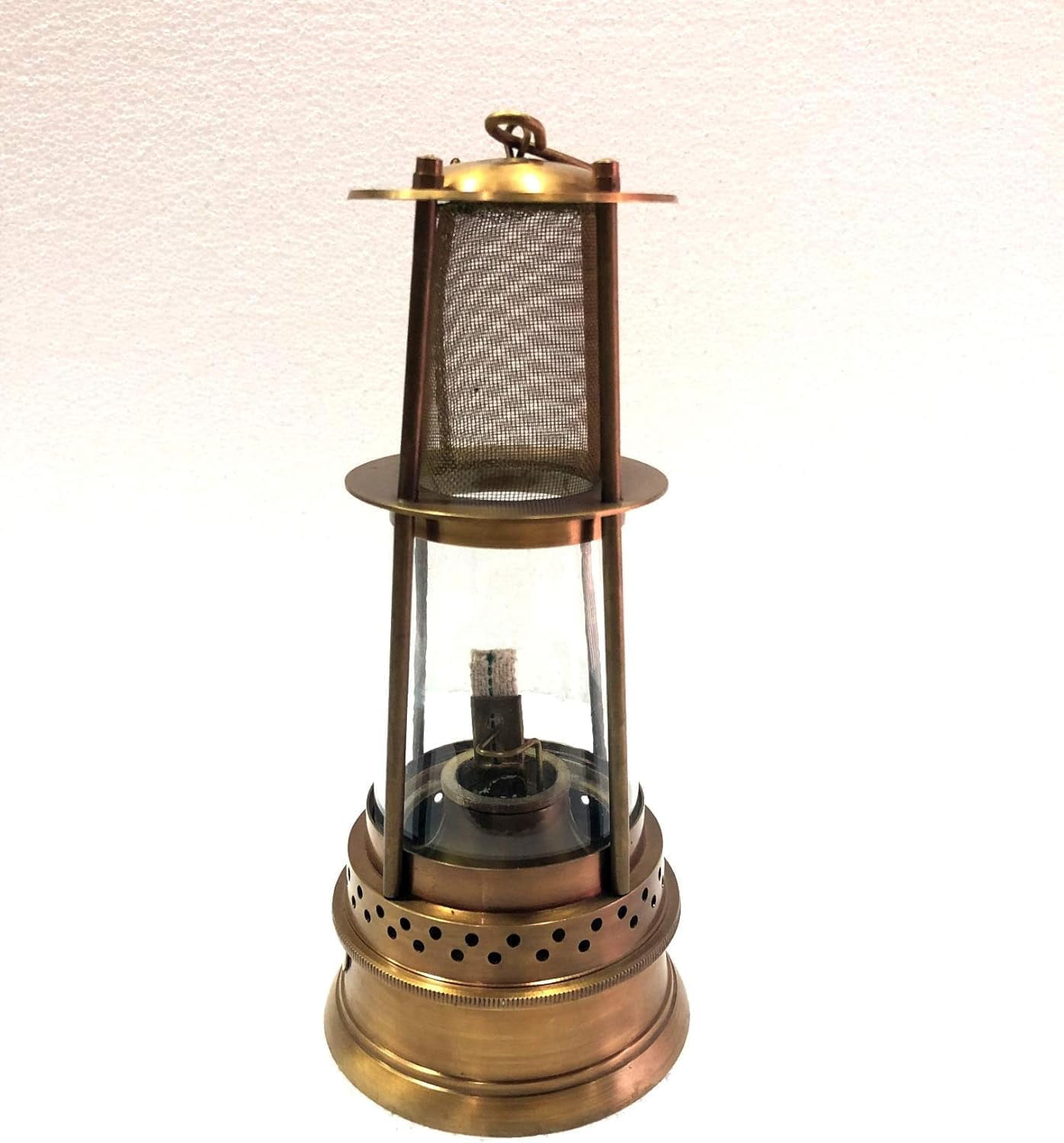 12" Brass Oil Lamp Nautical Maritime Boat Ship Lantern Home Decorative