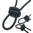 thumbnail image 4 of 50 PCS Plastic Spring Cord Locks Black Dual Hole Toggle Stoppers Sliders Oval Cord End Fastener, 4 of 5