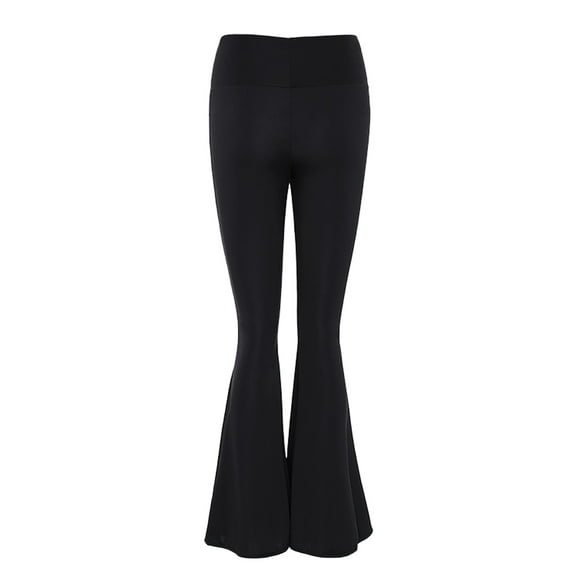 High Waisted Leggings For Women Solid Color Comfoty Soft Slim Fits Elastic Yoga Pants Casual Tights Tummy Control Hiking Trousers Black L