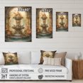 thumbnail image 4 of Designart "Floral Fountain And Birds I" Floral Wall Decor, 4 of 5
