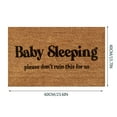thumbnail image 2 of 16x24 Inch Coir Door Mat Outside Entrance Outdoor Welcome Mats for Front Door Spring Rugs for Home Durable and Anti Slip Mats Outdoor or Entryway Rug Doormat for Indoor or Outdoor Use, Baby Sleeping, 2 of 5