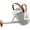 White, variant on Watering Can for Outdoor&Indoor Plants，1 Gallon Metal Watering Can with with Removable Spout，Galvanized Steel Garden Flower Water Can Plant Watering Pot with 2 Handles，White