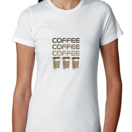 Portable Tee - Coffee Coffee Coffee Iconic Portable Cup Women's Cotton T-Shirt