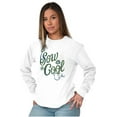 thumbnail image 3 of Funny Sow Cool Gardening Flower Pun Women Plus Size Long Sleeve Graphic Tee Brisco Brands 3X, 3 of 5