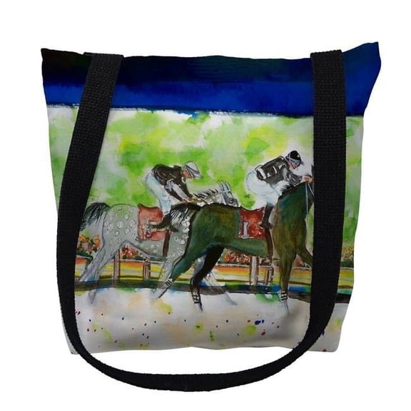 Betsydrake TY142G 18 x 18 in. Close Race Tote Bag - Large