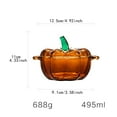 thumbnail image 3 of Glass Candy Dish Decorative Jar Table Runner Quality Material for Holiday Party Home Decor, 3 of 8