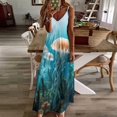 thumbnail image 3 of Jellyfish Ocean Style Fine Art Sleeveless Dress Summer Dress Woman 2025, 3 of 7