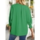 thumbnail image 2 of Blusa Dokotoo para mujer, 100% poliéster, color verde oscuro, talla M, 2 of 4