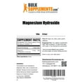 thumbnail image 2 of BulkSupplements Magnesium Hydroxide Powder- 1g per Serving - 100 Grams (3.5 oz) - 100 Servings, 2 of 2