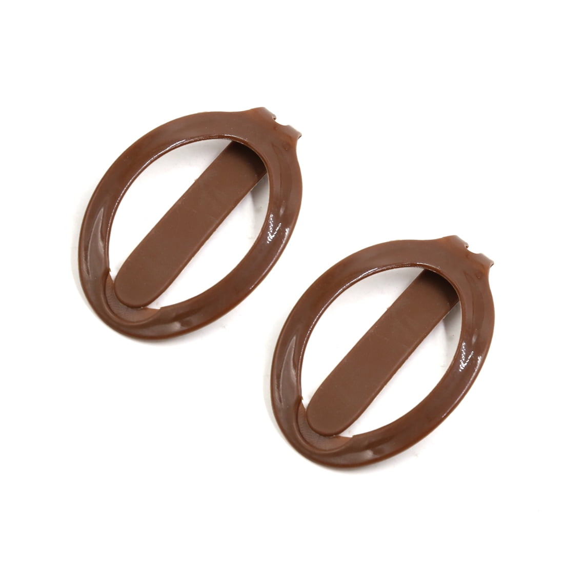 2pcs Coffee Color Updo Hair Barrette Clip Beauty Styling Tools