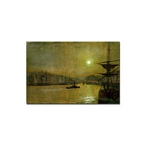 Trademark Art "Whitby" Canvas Art by John Atkinson Grimshaw