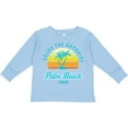 thumbnail image 3 of Inktastic Summer Enjoy the Sunshine Palm Beach Florida in Blue Boys or Girls Long Sleeve Toddler T-Shirt, 3 of 5