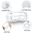 thumbnail image 4 of Yescom 1 Pair Disposable Safety Goggles Glasses Anti Fog Protective Eyewear Clear Lens, 4 of 11