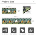 thumbnail image 3 of Yayeee Faucet Mat for Kitchen Sink 30" Diatomite Long Splash Guard Pad, Floral Black Cats Pattern, 2 Pack, 3 of 7