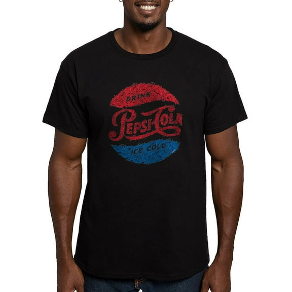 CafePress - Pepsi Logo Doodle Men's Classic T Shirt - Men's Fitted T-Shirt