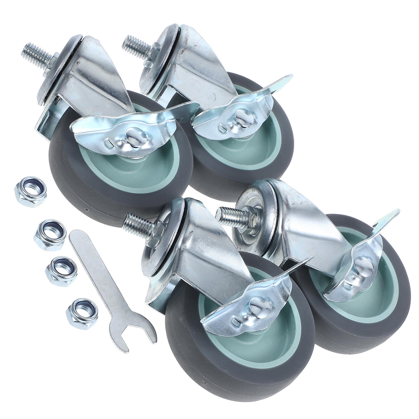 SHOWERORO wheels for table TPR Steel 4Pcs