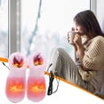 thumbnail image 4 of USB Heated Winter Boots for Men and Women, Electric Foot Warmer Slippers with Combed Lint, Indoor Outdoor Heating Shoes, 4 of 7