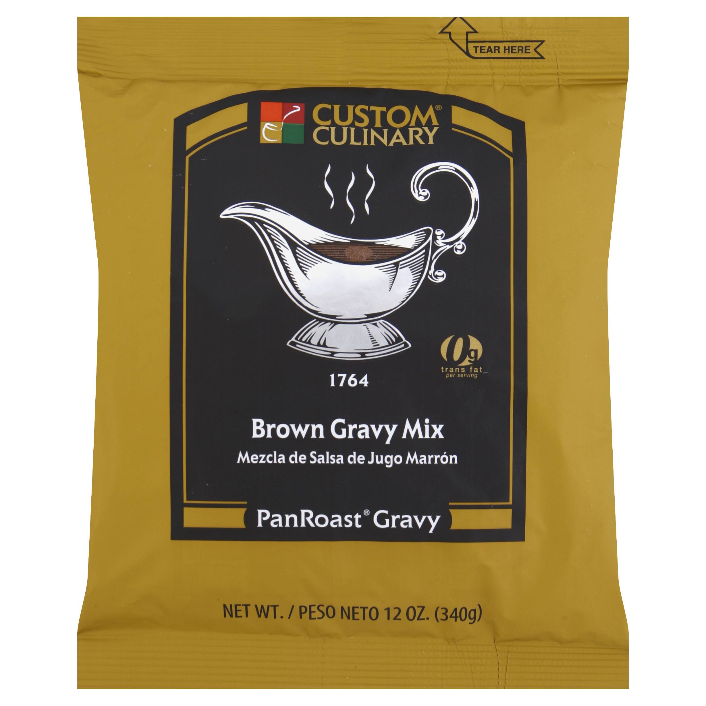 Custom Culinary PanRoast Brown Gravy Mix, 12 Ounce -- 8 per case. - Walmart.com - Walmart.com