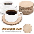 thumbnail image 3 of PENIKOKO 8-Piece Round Wooden Centerpieces Rustic Home Decor Multi-Size Wood Accents, 3 of 8
