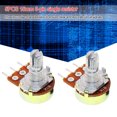thumbnail image 3 of Peggybuy 5Set WH148 Linear Taper Rotary Audio Potentiometer 15mm 3 Pin Useful for Arduino, 3 of 9