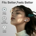 thumbnail image 4 of Froura  Wireless Earbuds, Bluetooth 5.3 Headphones with Bass Stereo, Ear Buds with Noise Cancelling Mic, 2.4GHz Gaming Earbuds 36H Playback Power Display for PS5/PS4, VR, Phone, PC, Laptop, Mac, 4 of 11