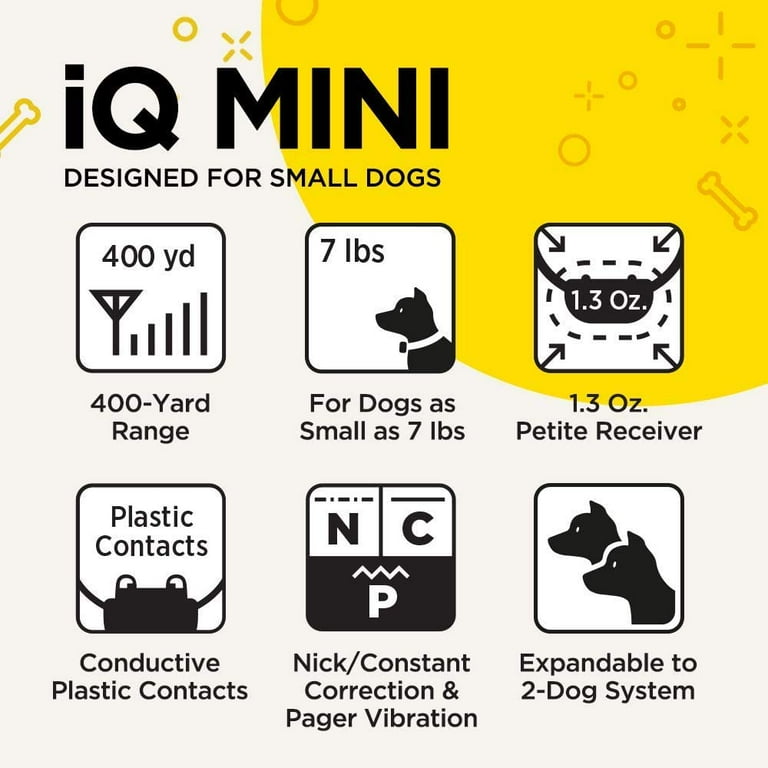 Dogtra IQ MINI - Rechargeable Waterproof Mini Remote Dog Training