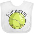 thumbnail image 3 of Inktastic Future Tennis Star- Cute Tennis Ball Boys or Girls Baby Bib, 3 of 4