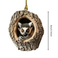 thumbnail image 2 of Animal Ornament Animal Pattern 2D Acrylic Ornament Animal Seasonal For Ceiling Keepsake Acrylic Beads for Crafts Big Decorations Hanging Car Large Hanging Cat Ornament Dance Floor Tiles for Wedding, 2 of 3