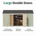 thumbnail image 4 of Little Cottage Co. 10x16 Value Gable Shed with Side Entry, Outdoor Wood Storage Do-It-Yourself Kit, 4 of 12