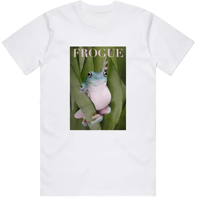 Frogue - playera divertida de rana con gráfico de meme de humor peculiar