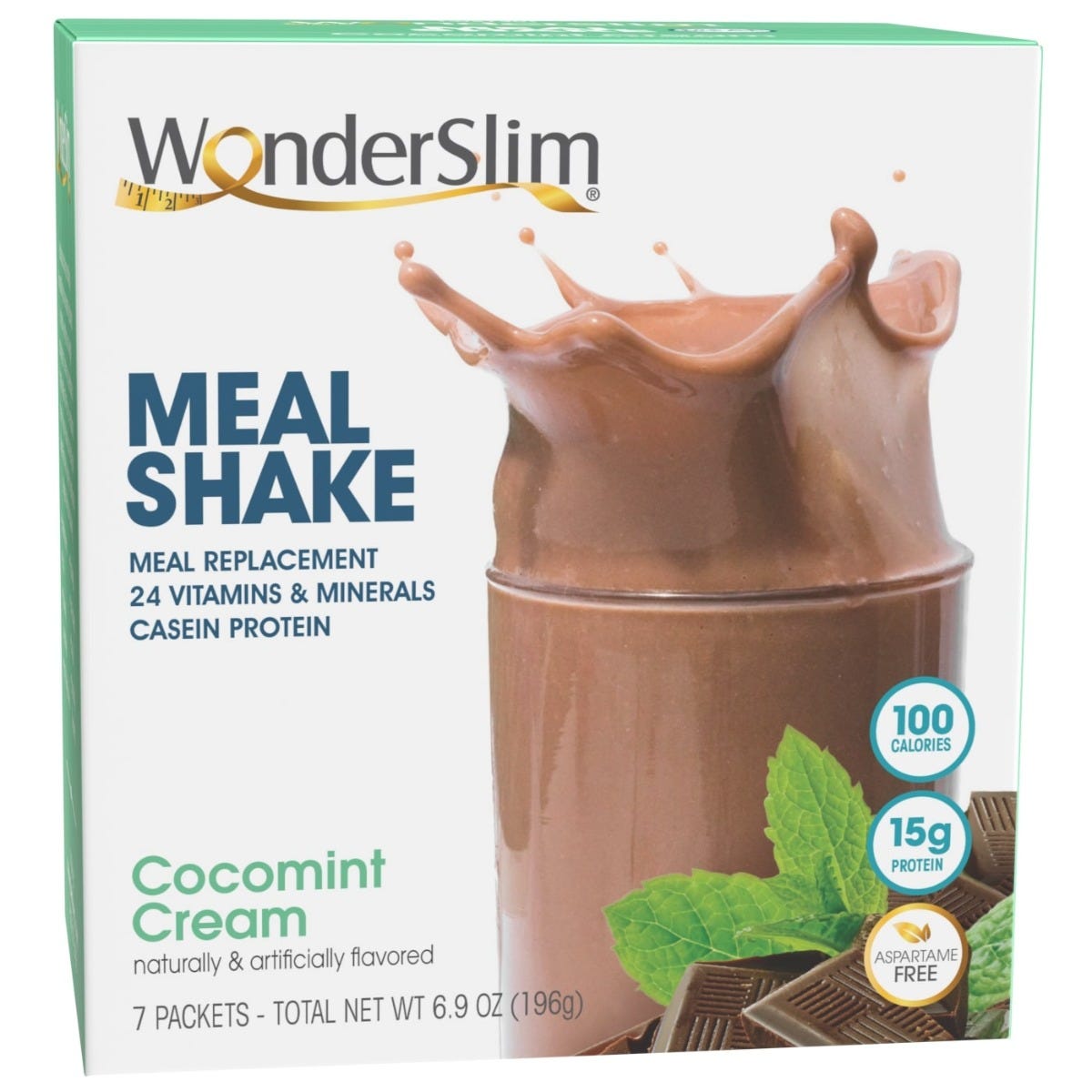 WonderSlim Aspartame Free Meal Replacement Protein Shake & Pudding