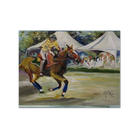 

Caroline s Treasures JMK1008PLMT Polo At The Point Fabric Placemat Multicolor