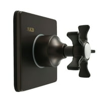 Kingston Brass KS3045NX Hamilton Single-Handle Three-Way Diverter Valve with Square Trim Kit, Oil Rubbed Bronze