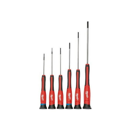 UPC: 0045242338108 | Milwaukee – Precision screwdriver set – 6 pieces – in zipped case