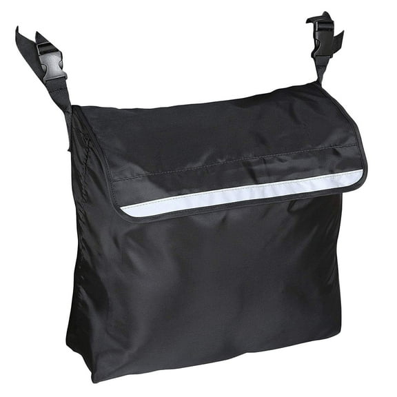 Soimiss 1Pc Nylon Scooter Bag Waterproof Black with Adjustable Straps for Electric Scooters