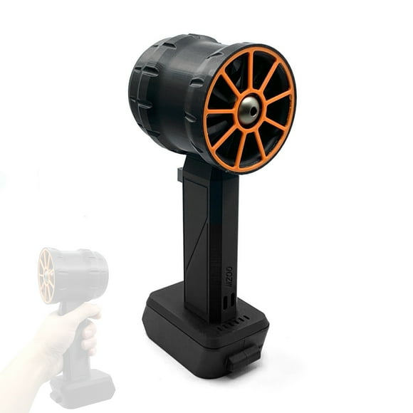 Handheld Ducted Turbofan 64mm Brushless Motor Jet Fan 2200g Thrust Car Washer High Power Dust Blower Keyboard Cleaning Tool Compatible with Dewalt/Makita/ 18V/21V Batteries Optional